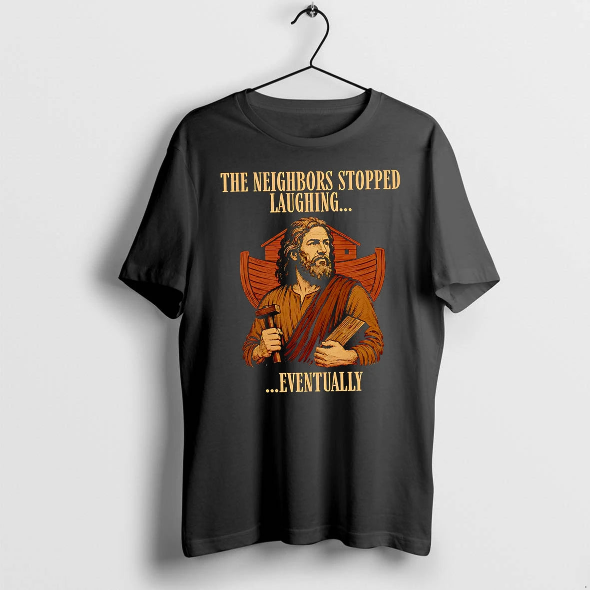 Officials The Neighbors Stopped Laughing Eventually Noah Holding Hammer Premium T Shirt
