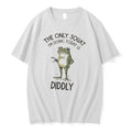 Officials The Only Squat Im Doing Today Is Diddly Frog Coffee Tee