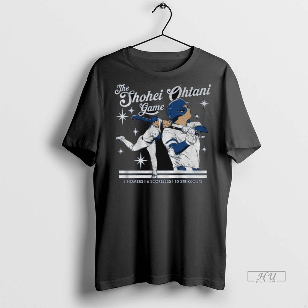Officials The Shohei Ohtani Game Dodgers Baseball 3 Homers 6 Scoreless 10 Strikeouts