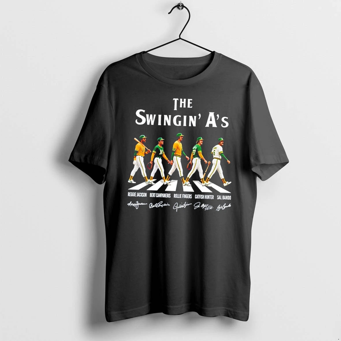 Officials The Swingin As Reggie Jackson Bert Signature Tee Premium T Shirt
