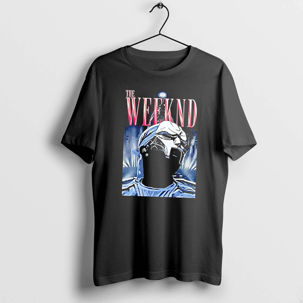 Officials The Weeknd Metal Mask Graphic Tee Premium T Shirt