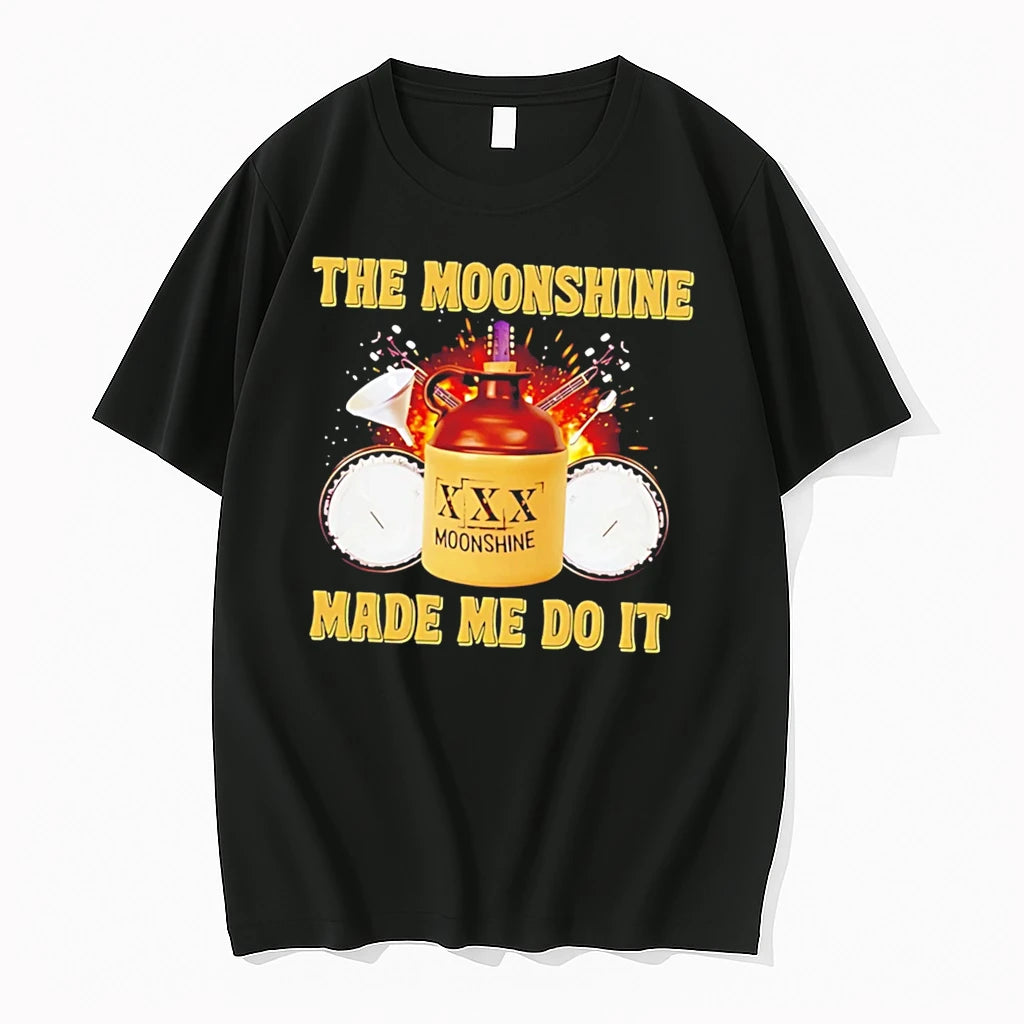 Officials The Moonshine Made Me Do It Banjo Country Music Tee Premium T Shirt
