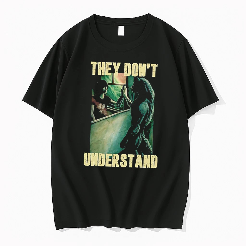 Officials They Dont Understand Werewolf Mirror Reflection Tee Premium T Shirt