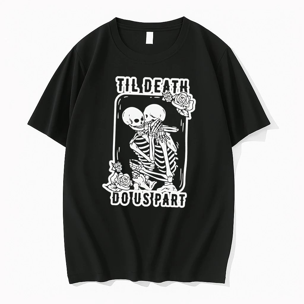 Officials Til Death Do Us Part Skeleton Lovers Tee Premium T Shirt