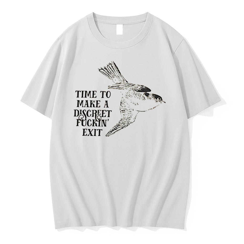 Officials Time To Make A Discreet Fuckin Exit Bird Tee Premium T Shirt