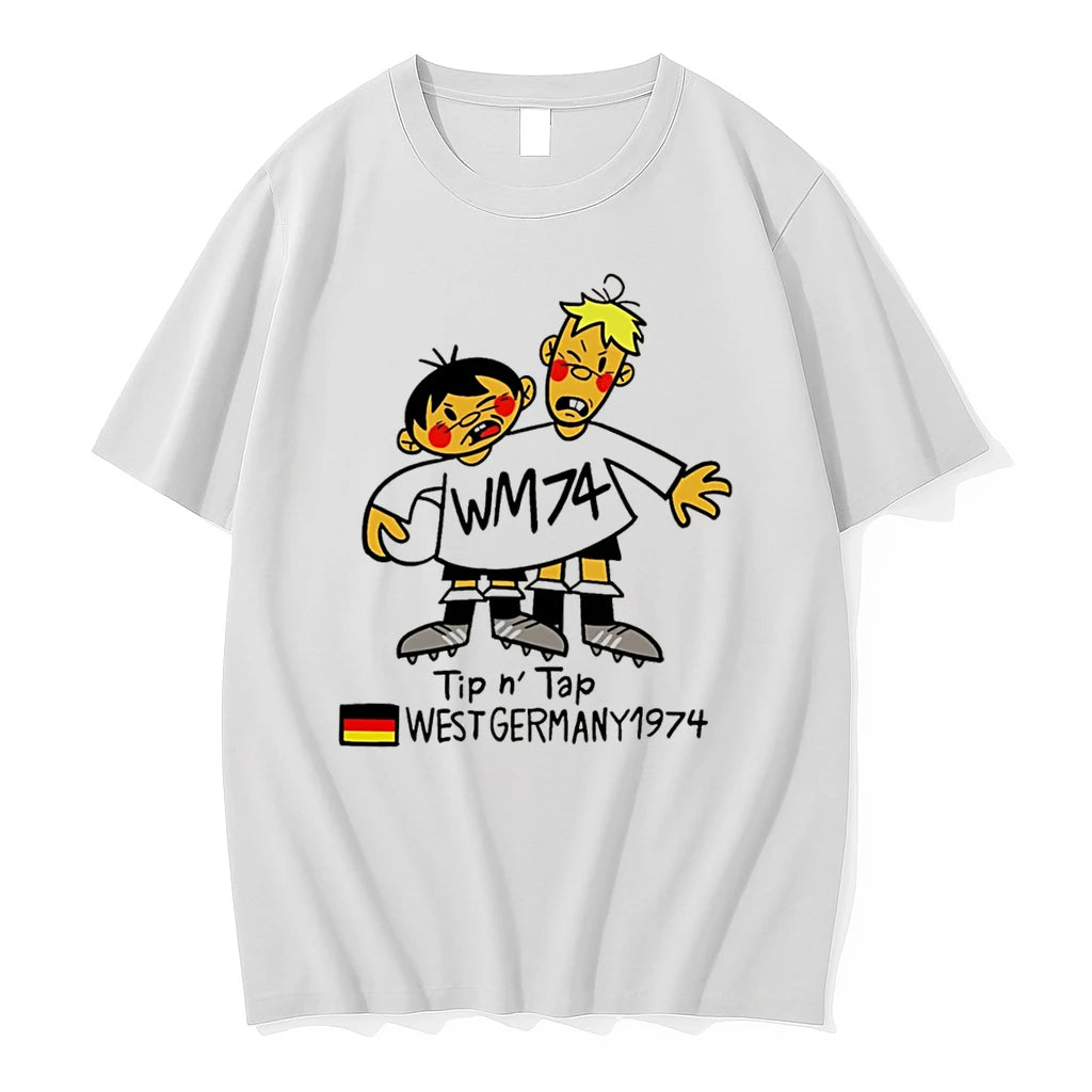 Officials Tip N Tap West Germany 1974 World Cup Mascot Tee Premium T Shirt