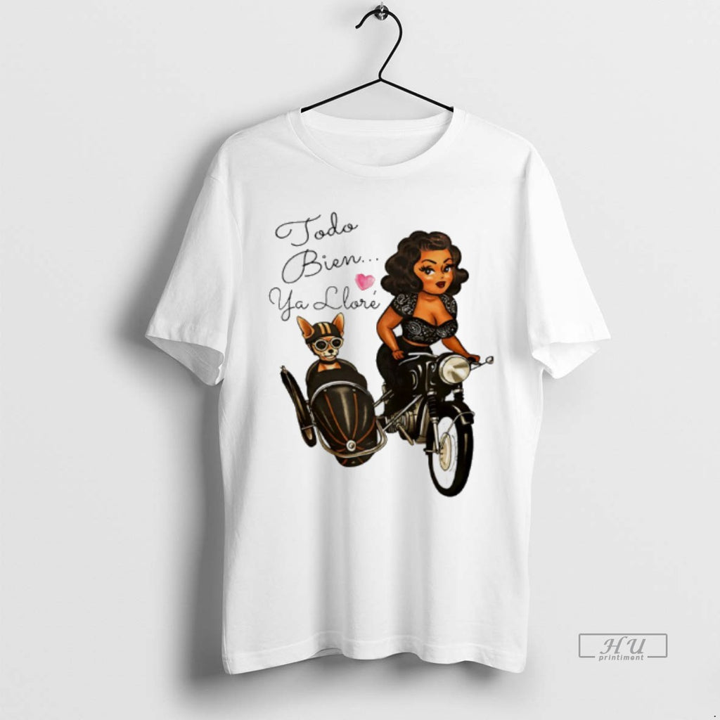 Officials Todo Bien Ya Llore 70s Ringer Tee Shirt Sweater