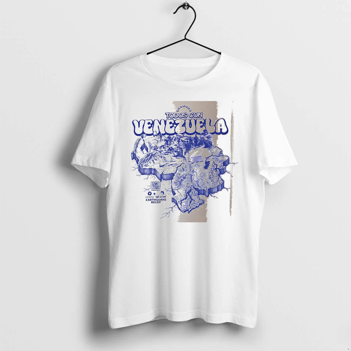 Officials Todos Con Venezuela Wnucalo Feels So Good Earthquake Relief White Premium T Shirt