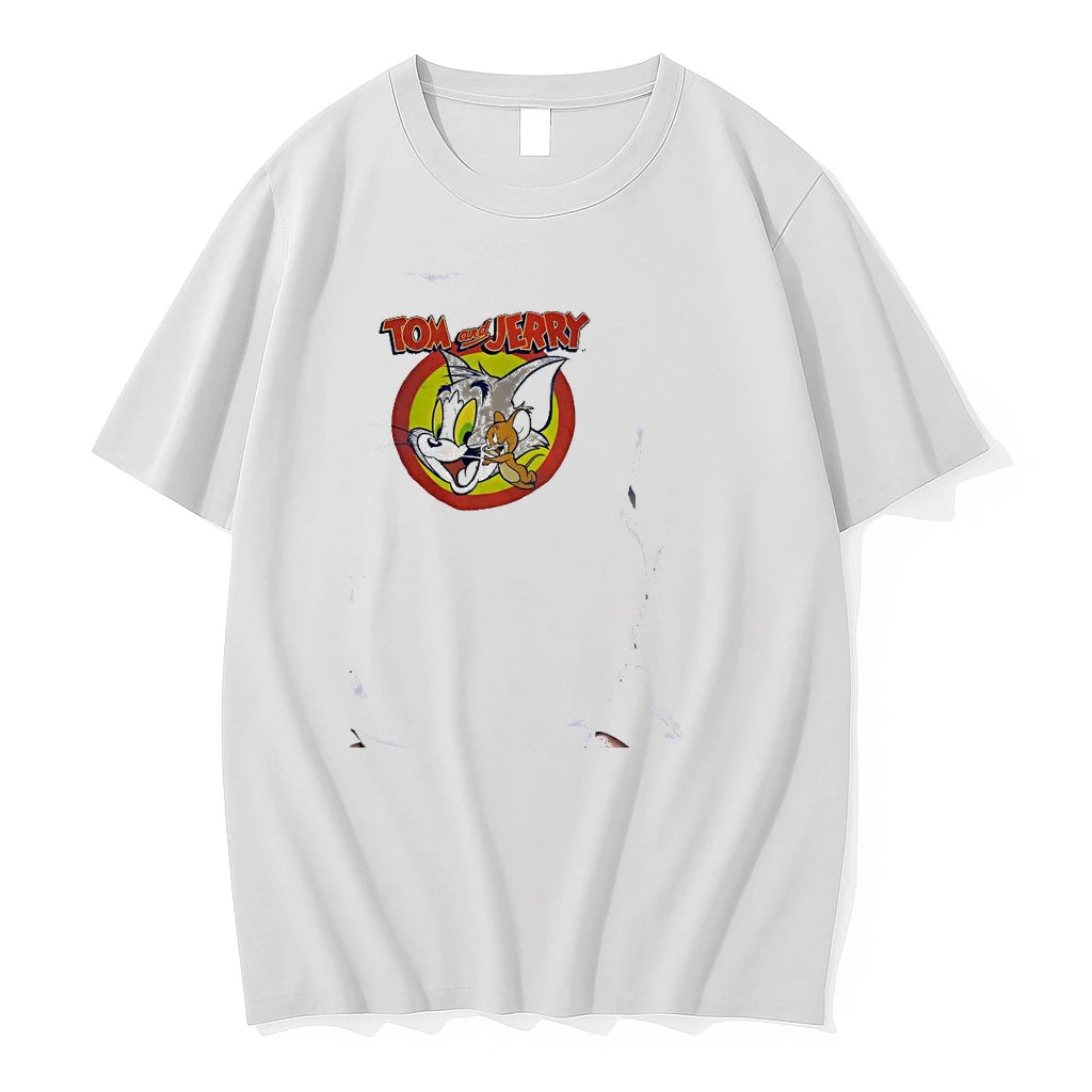 Officials Tom Hardy Wearing Tom And Jerry Cartoon Premium T Shirt