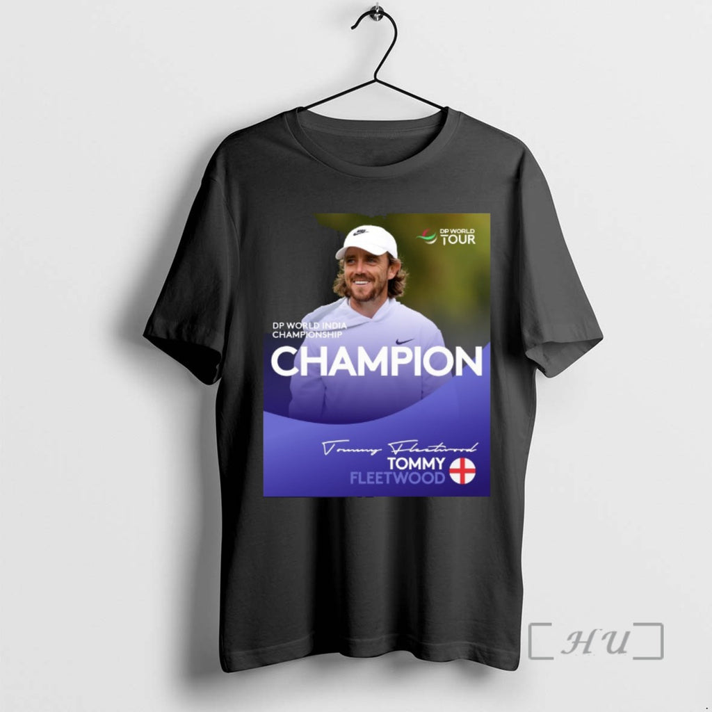 Officials Tommy Fleetwood Wins The Dp World India Championship Champion 2025 Tee Shirt Sweater