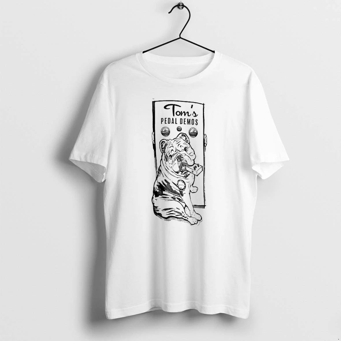 Officials Toms Pedal Demos Bulldog Guitar Effect Pedal Enthusiast Premium T Shirt