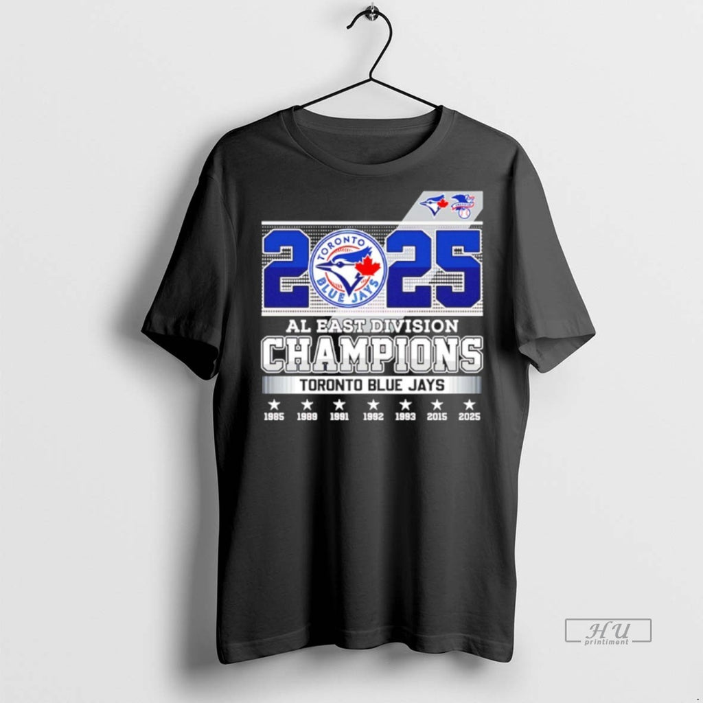 Officials Toronto Blue Jays 2025 Al East Division Champions 7 Time Graphic Tee Shirt Sweater