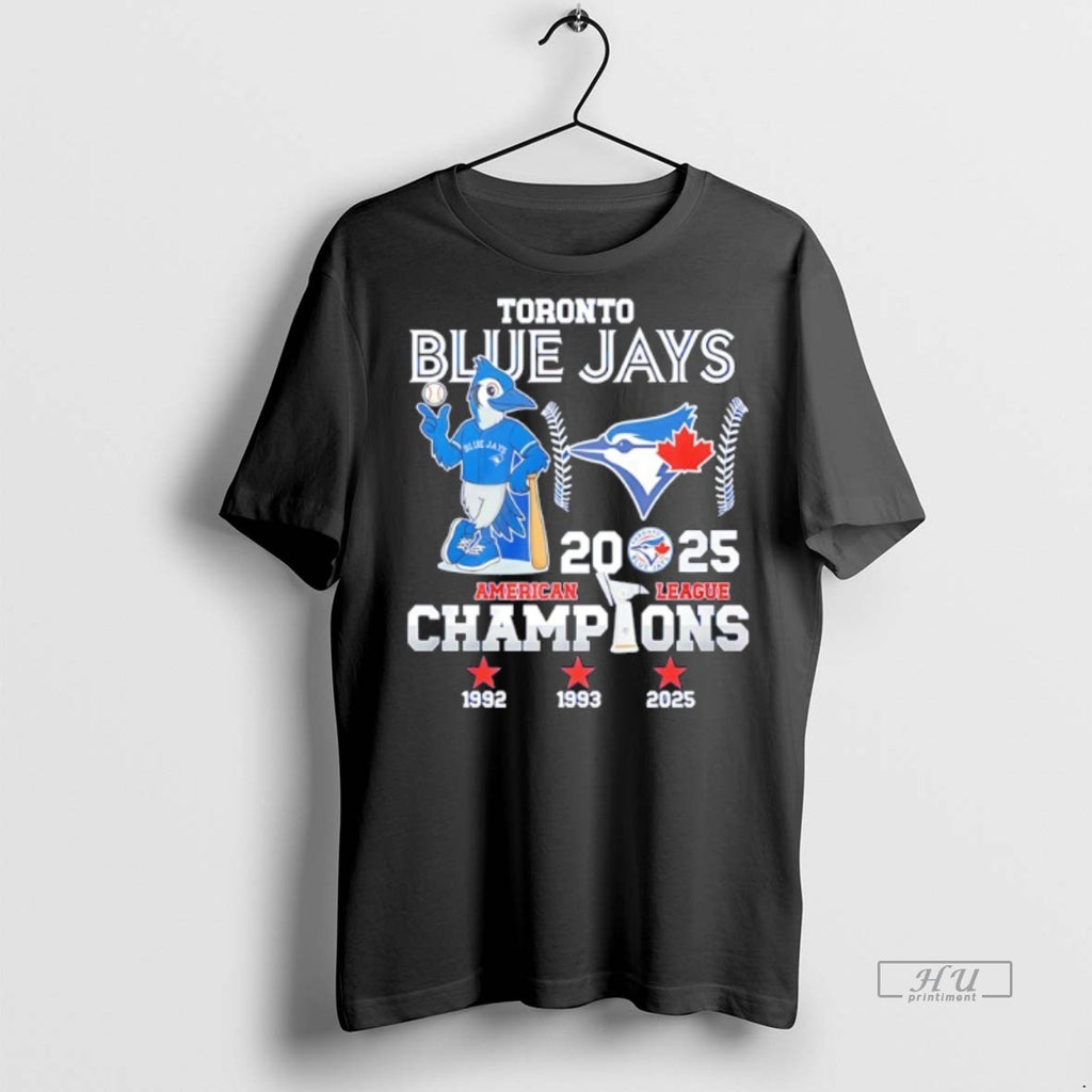 Officials Toronto Blue Jays 2025 American League Champions 3 Time Graphic Tee Shirt Sweater