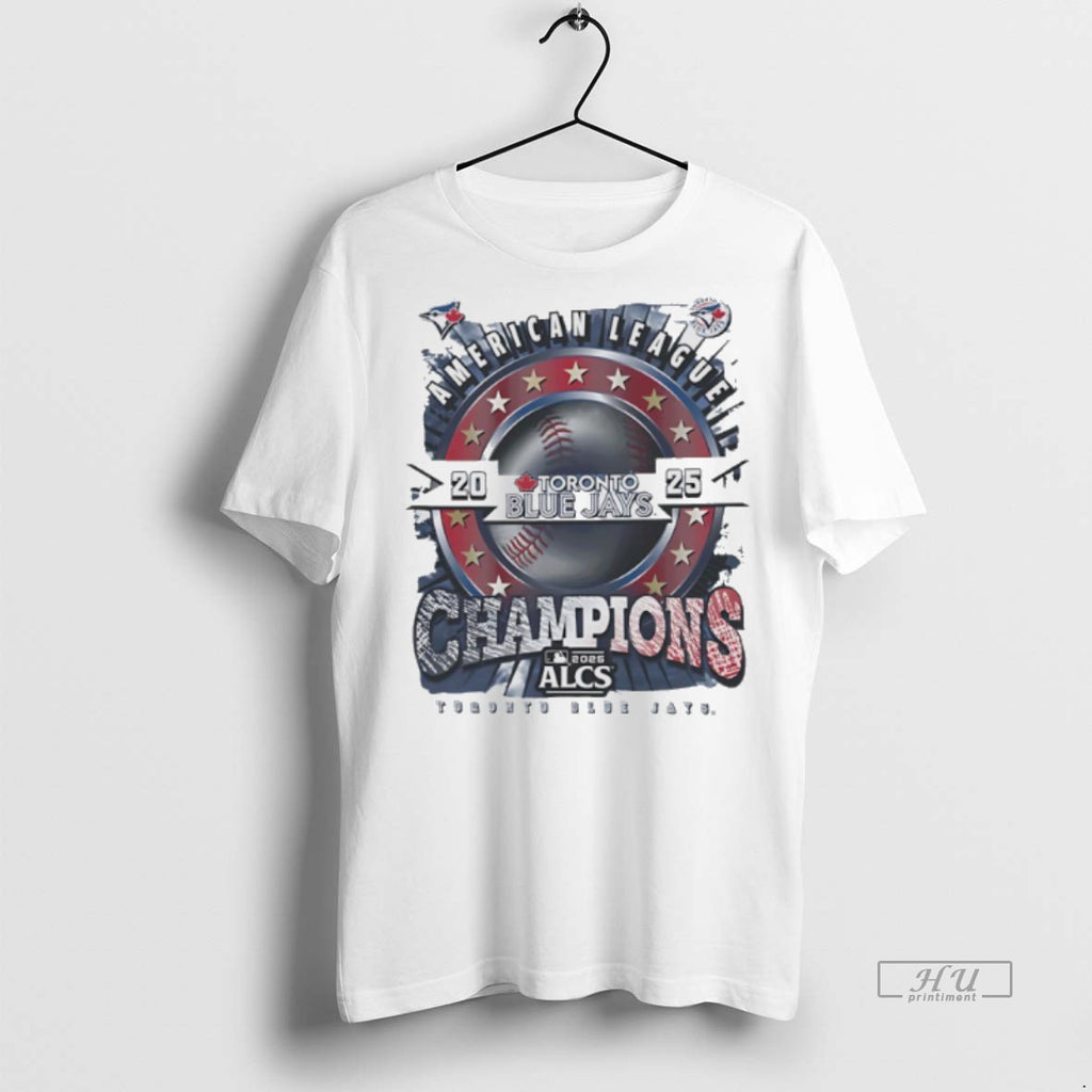 Officials Toronto Blue Jays 25 American League Champions Vintage Graphic Tee Shirt Sweater