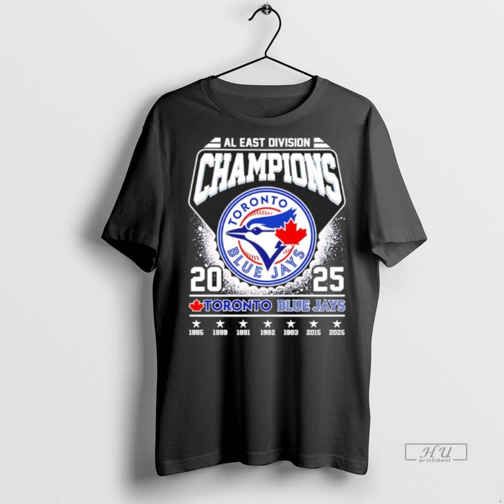 Officials Toronto Blue Jays Al East Division Champions 2025 7 Time Graphic Tee Shirt Sweater