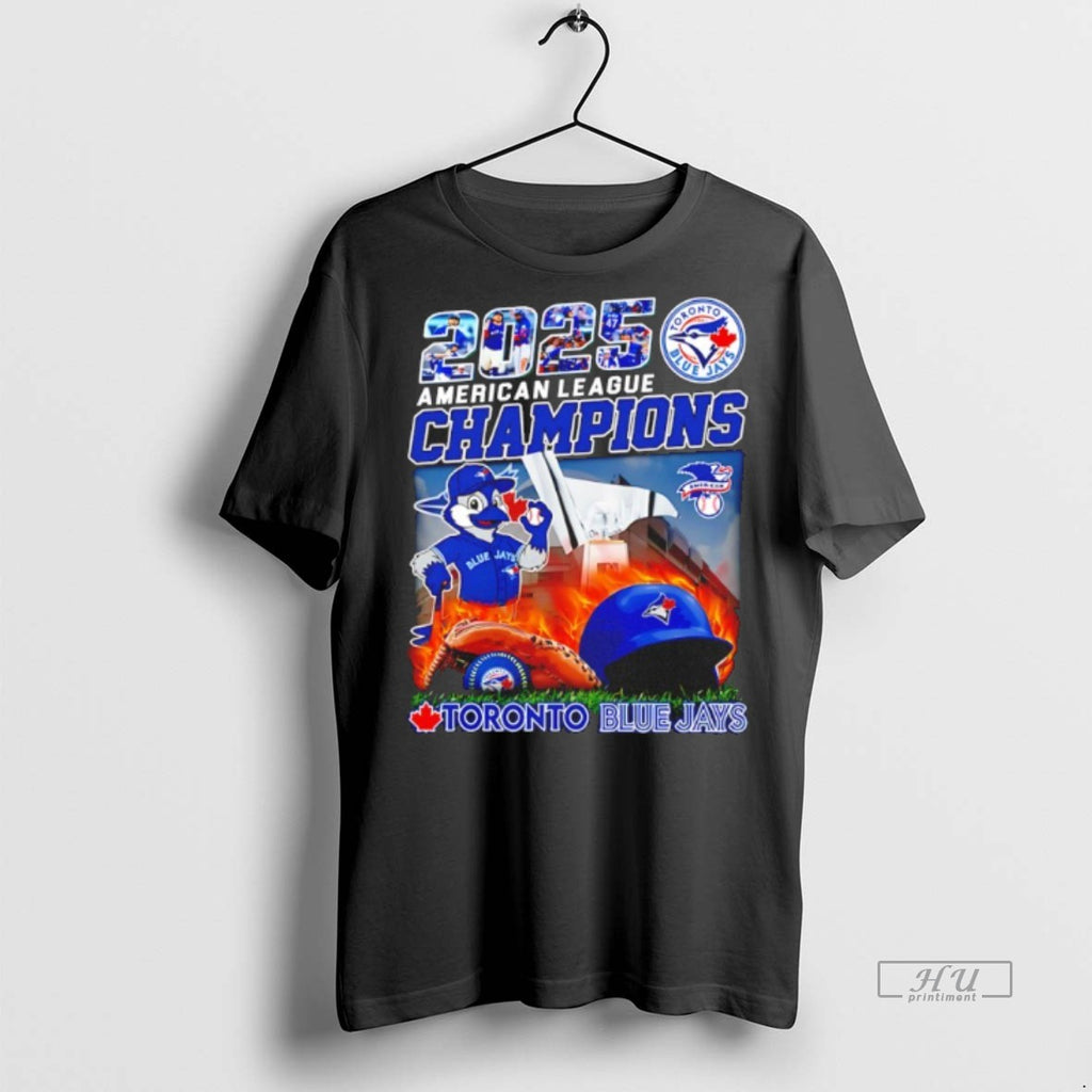 Officials Toronto Blue Jays Alcs Champions 2025 Mascot Graphic Tee Shirt Sweater