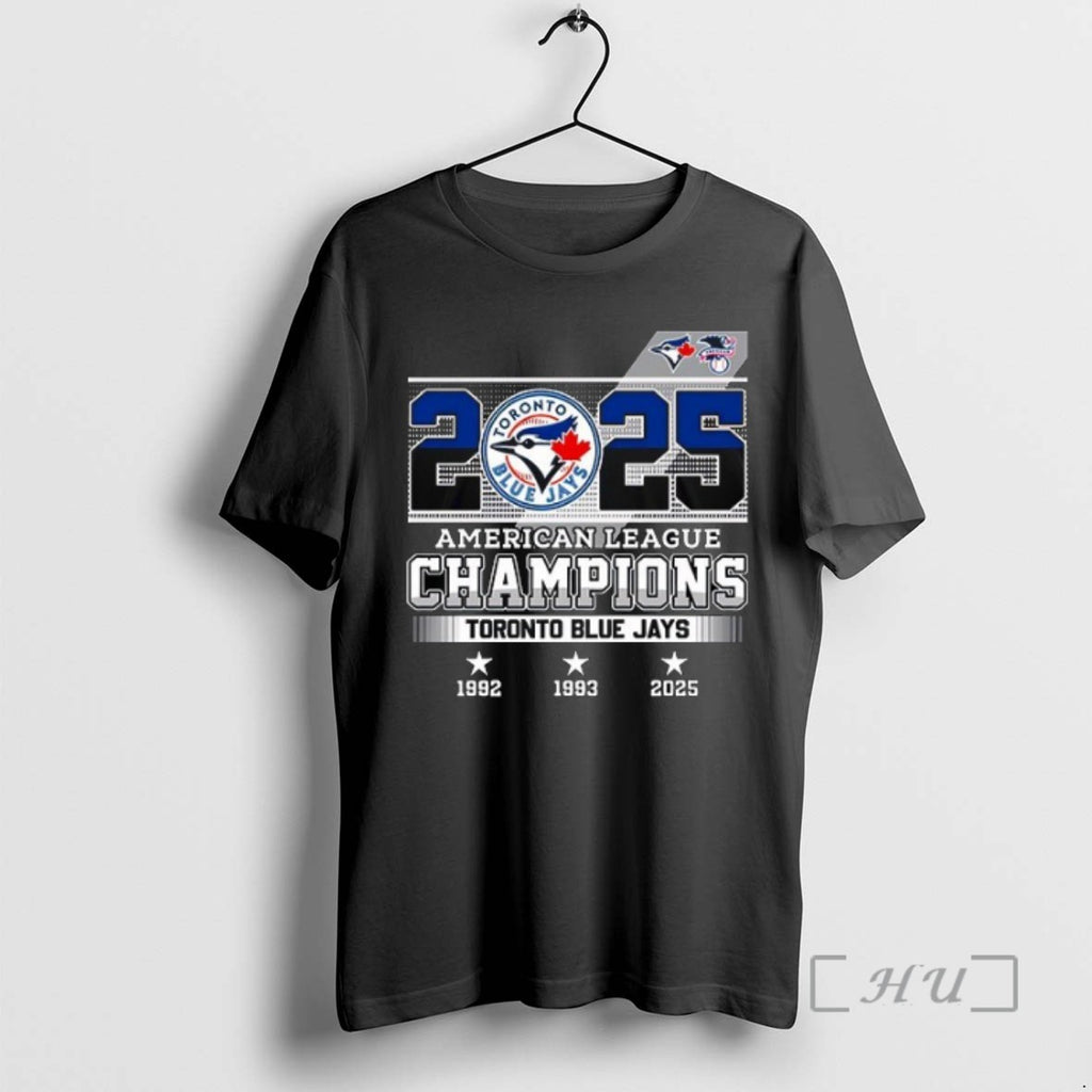 Officials Toronto Blue Jays American League Champion Logo 1992 2025 T Shirt Sweater