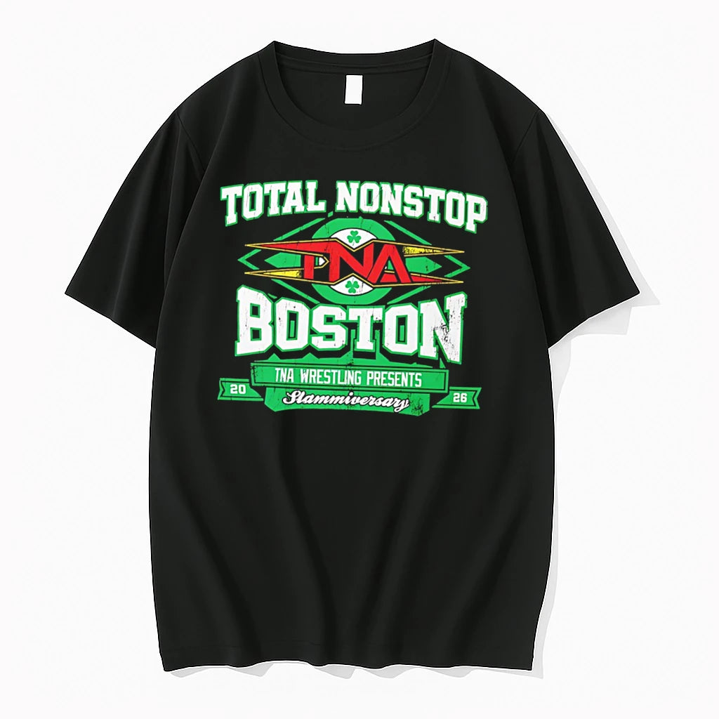 Officials Total Nonstop Action Wrestling Boston Slammiversary 2026 Tee Premium T Shirt