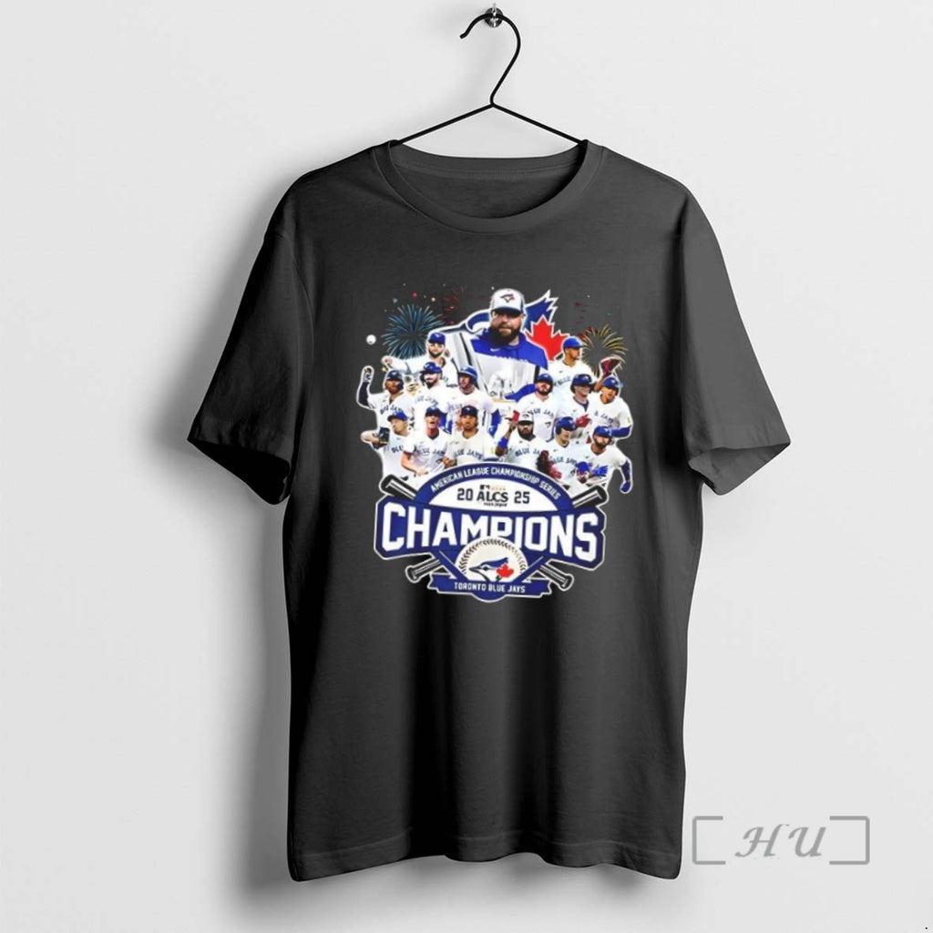 Officials Trending 2025 Alcs Toronto Blue Jays Team Player Signature New Design Tee Shirt Sweater