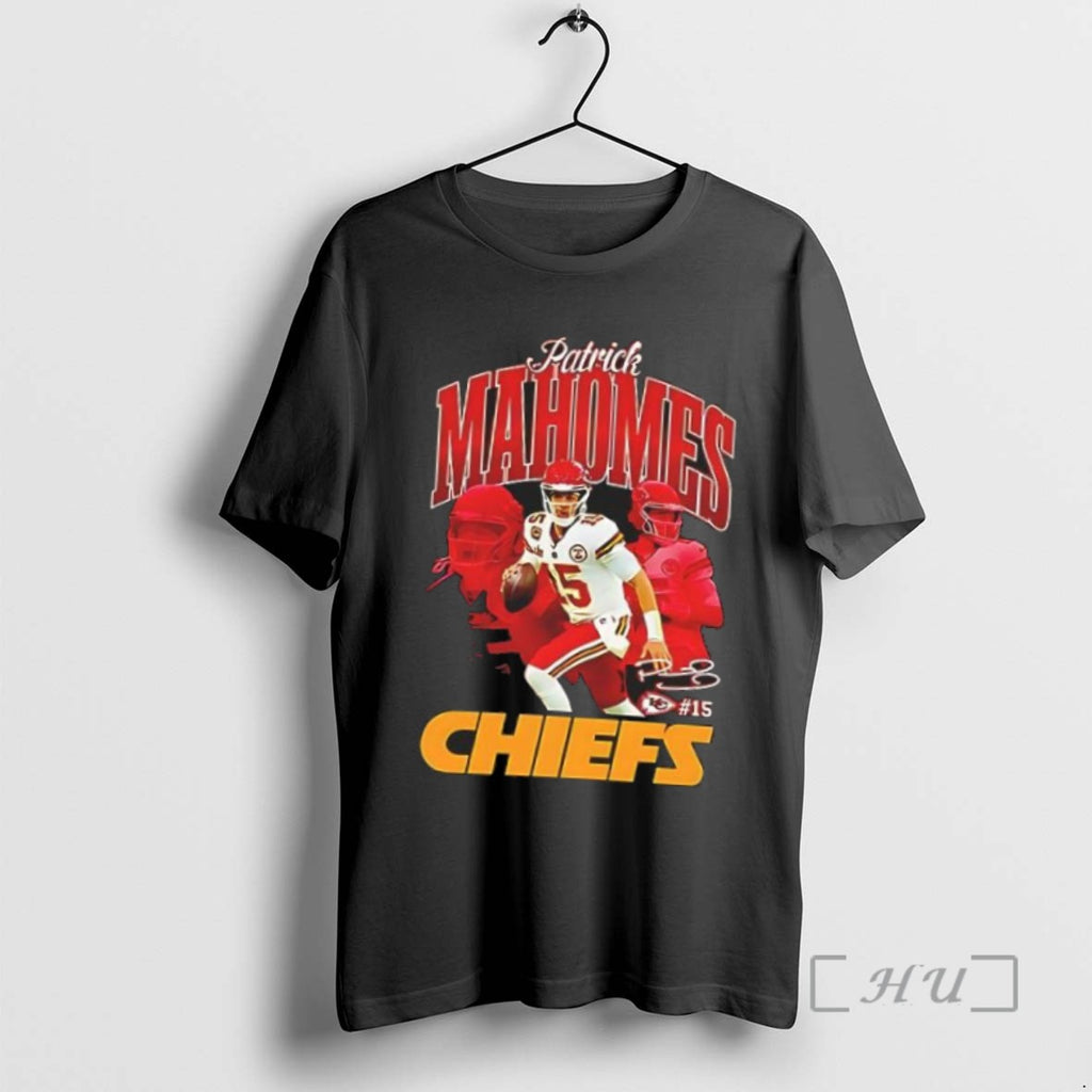 Officials Trending Awesome Patrick Mahomes Kansas City Chiefs Player 15 Signature Tee Shirt Sweater