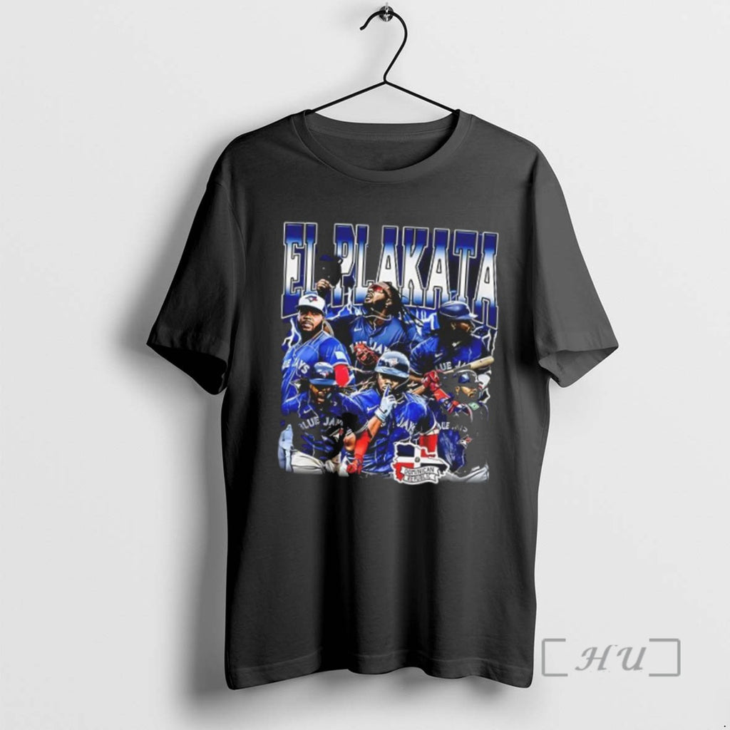 Officials Trending Best El Plakata Toronto Blue Jays Vladimir Guerrero Jr Tee Shirt Sweater