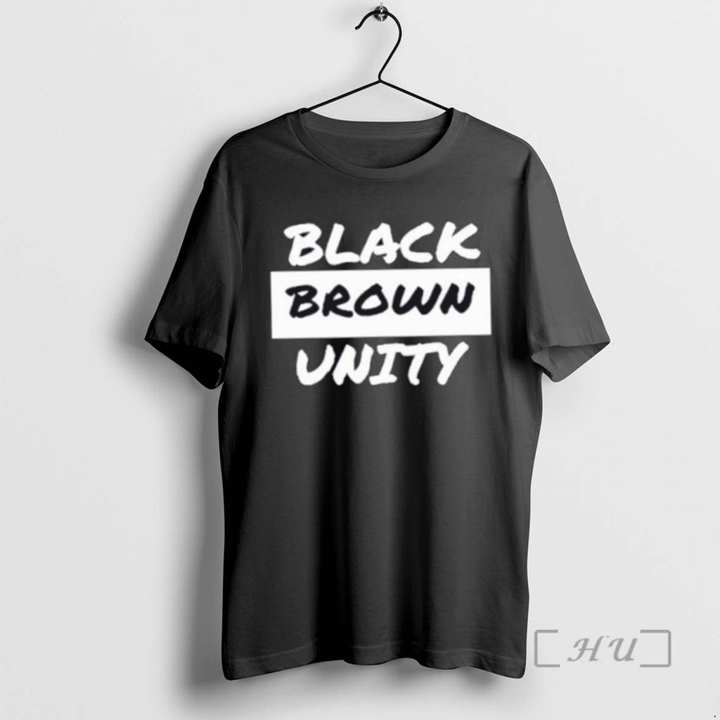 Officials Trending Black Brown Unity Tee Shirt Sweater