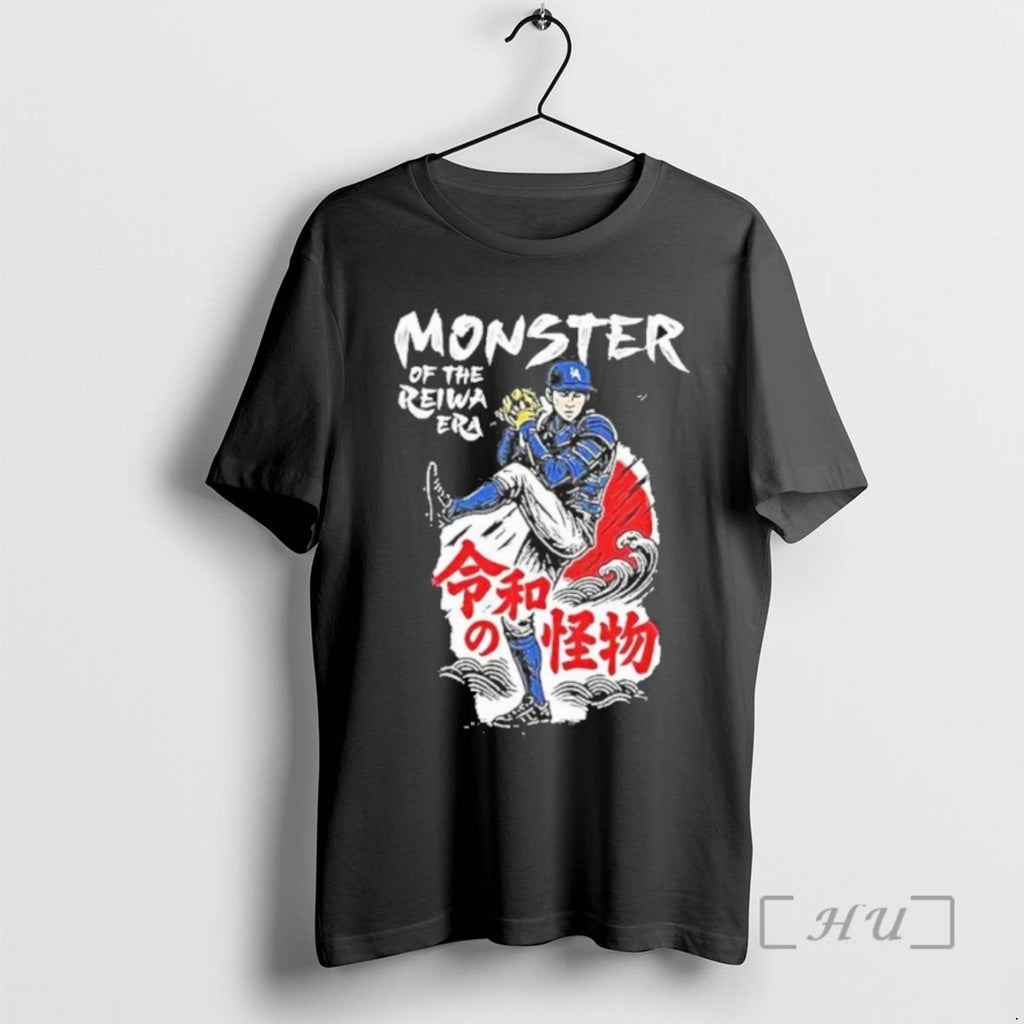 Officials Trending Los Angeles Dodgers Shohei Ohtani Monster Of The Reina Era Tee Shirt Sweater