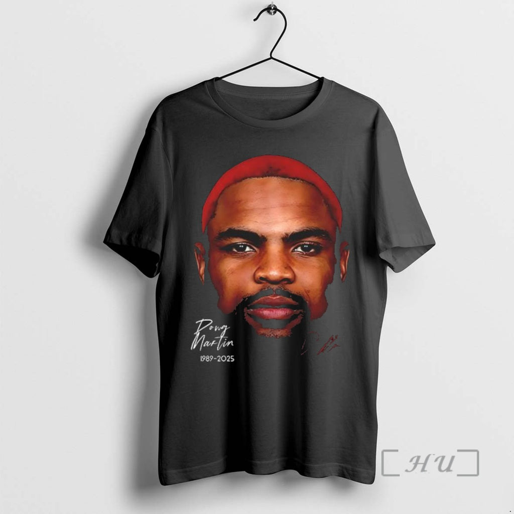 Officials Trending Premium Big Head Doug Martin Rip 1989 2025 Signature Tee Shirt Sweater