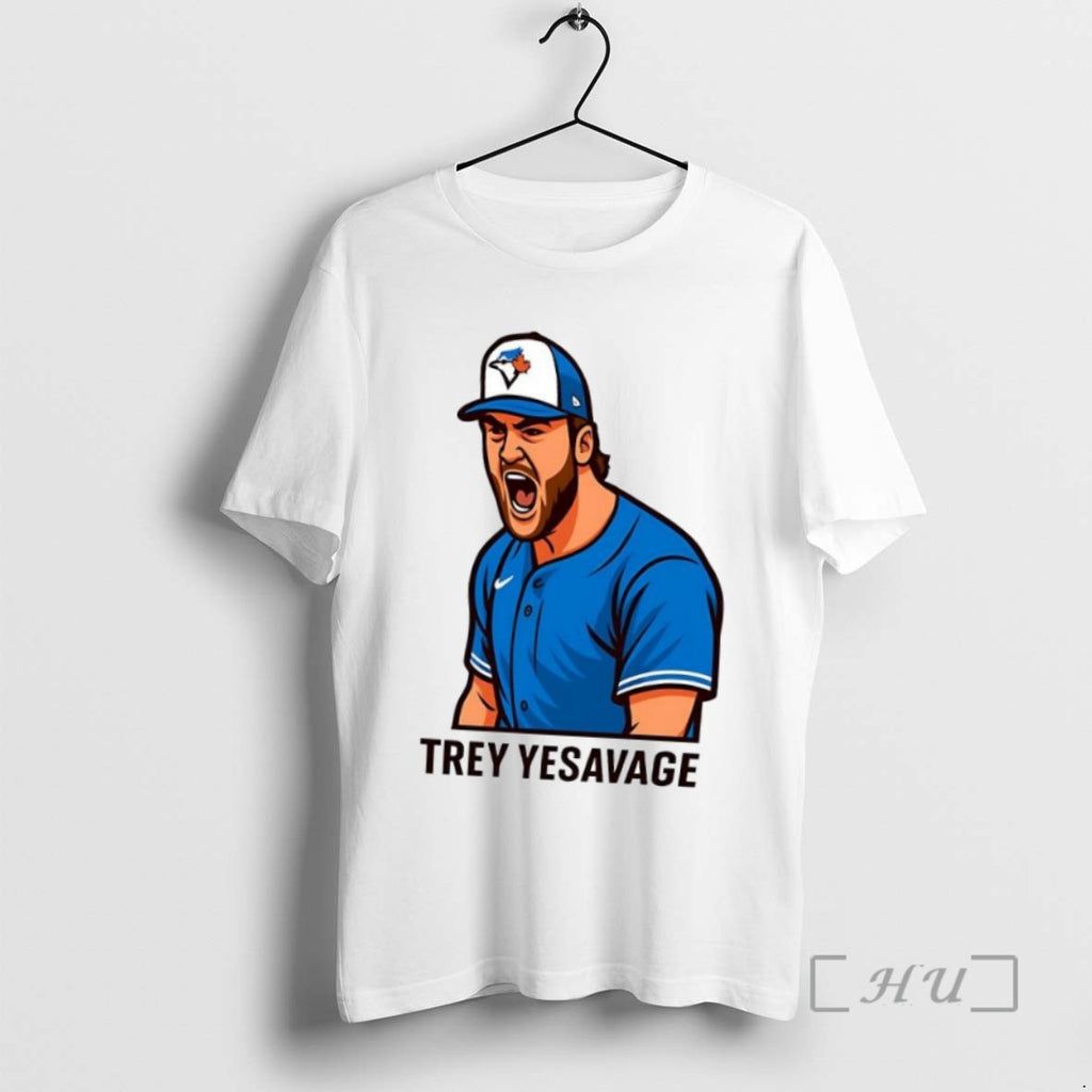 Officials Trending Premium Toronto Blue Jays Trey Yesavage Scream Art Tee Shirt Sweater