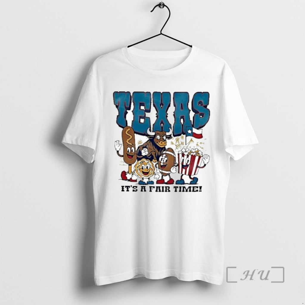 Officials Trending Texas Oatmeal Its A Fair Time Short Sleeve Fashion Vintage Tee Shirt Sweater
