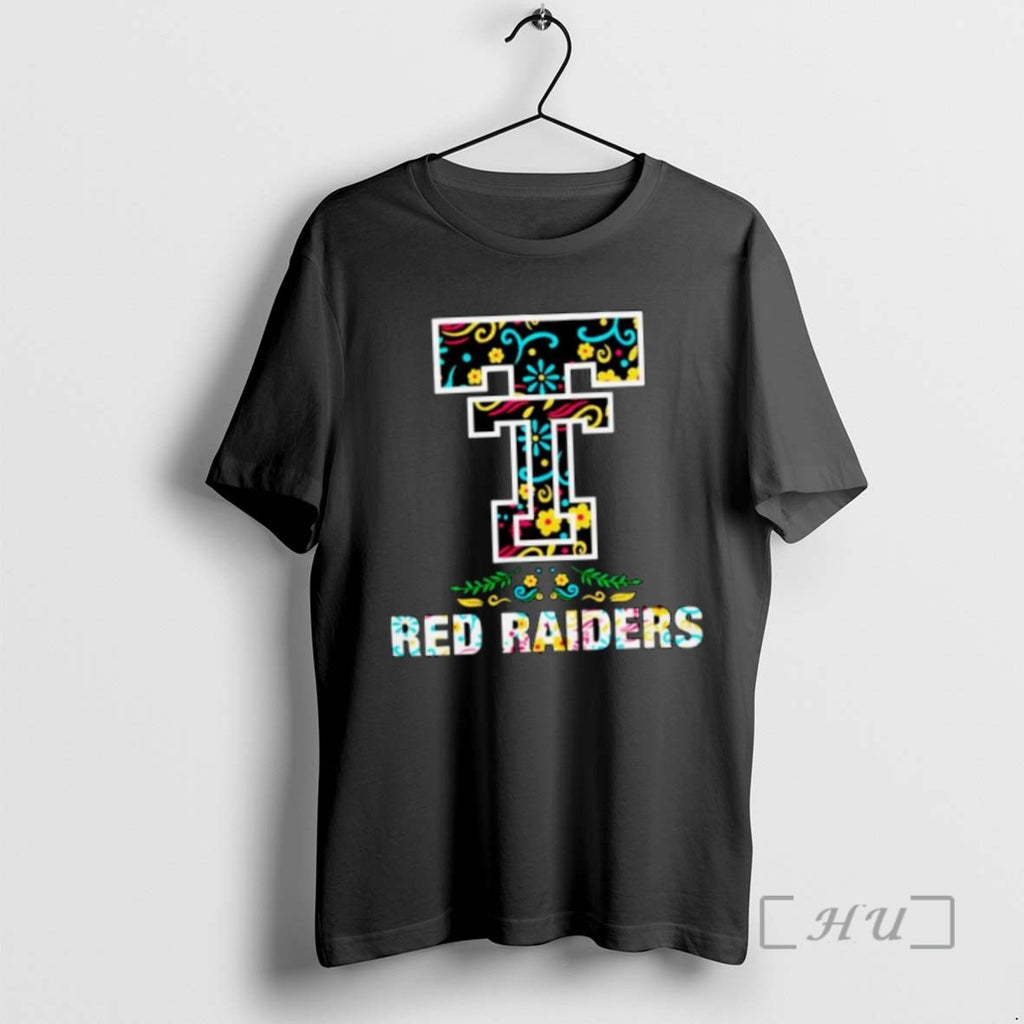 Officials Trending Texas Tech Red Raiders Dia De Los Muertos Ornaments Tee Shirt Sweater