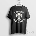 Officials Trending Toronto Blue Jays Vintage Skull Head Tee Shirt Sweater