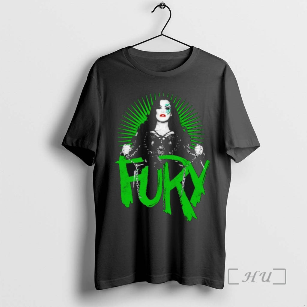Officials Trending Women Of Wrestling Fury Face Tee Shirt Sweater