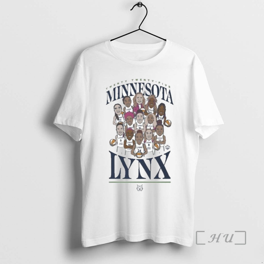 Officials Trending Minnesota Lynx 500 Level Team Caricature Tee Shirt Sweater