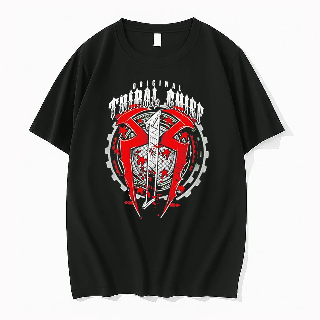 Officials Tribal Chief Roman Reigns Red Shield Tee Premium T Shirt