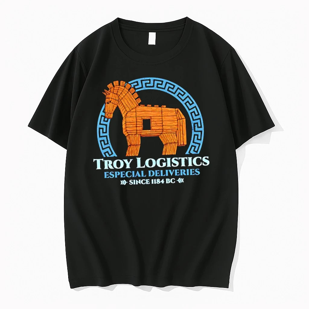 Officials Trojan Horse Troy Logistics Especial Deliveries Since 1184 Bc Premium T Shirt