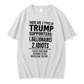 Officials Trump Supporters Billionaires Or Idiots Political Quote Tee Premium T Shirt