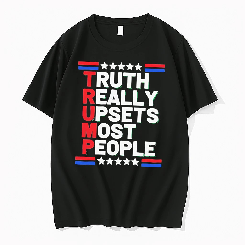 Officials Truth Really Upsets Most People Patriotic Political Statement Tee Premium T Shirt