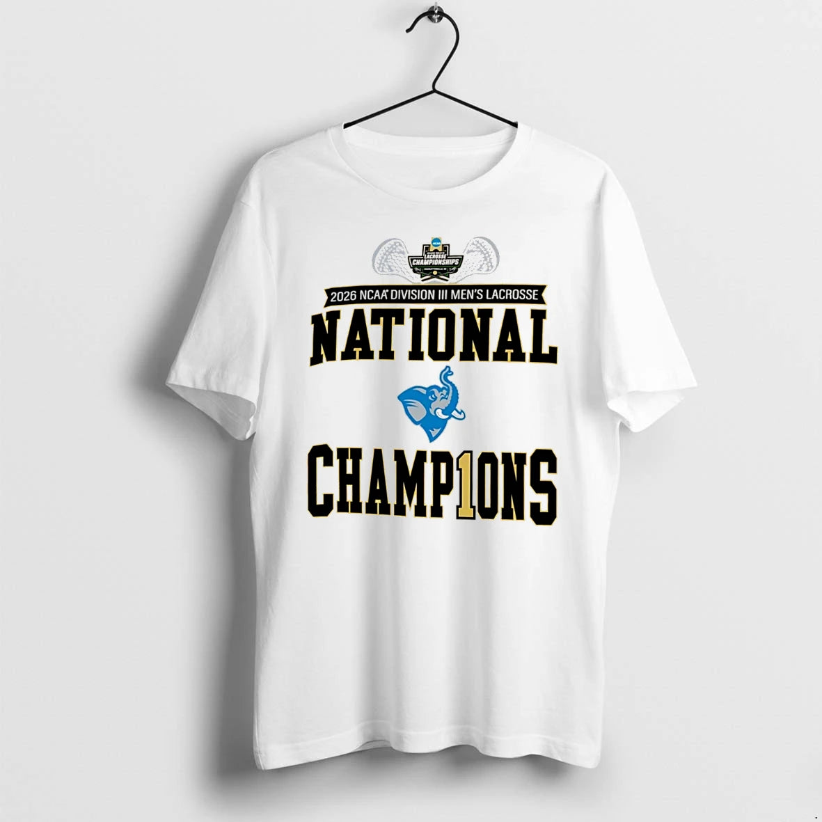 Officials Tufts Jumbos 2026 Ncaa Division Iii Mens Lacrosse Champions Tee Premium T Shirt