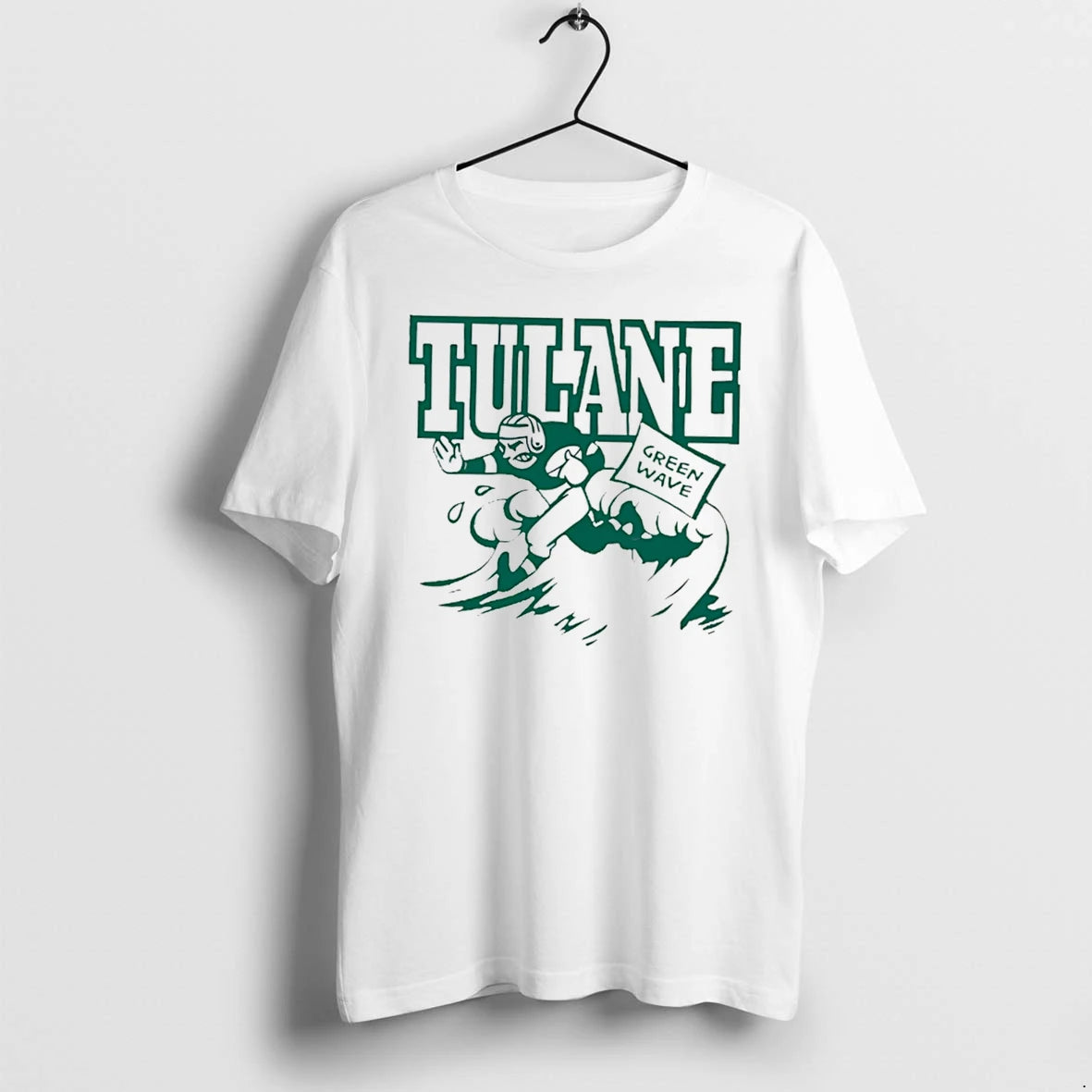 Officials Tulane Green Wave Football Throwback Vintage Tee Premium T Shirt