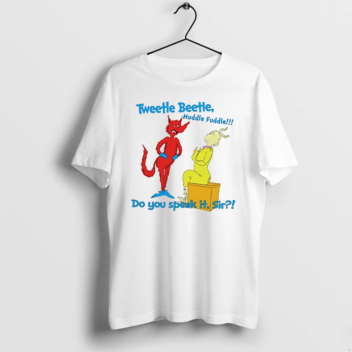 Officials Tweetle Beetle Muddle Fuddle Do You Speak It Sir Tee Premium T Shirt