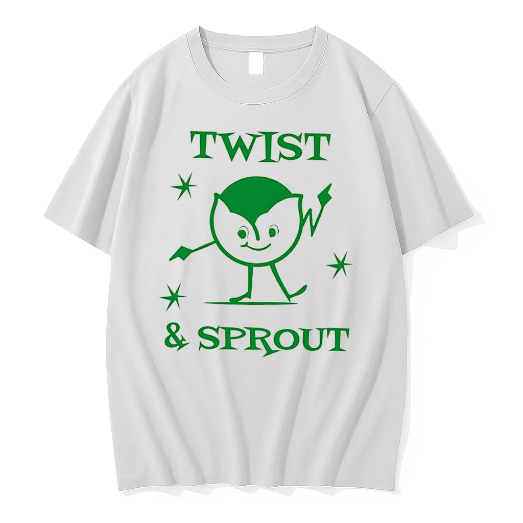 Officials Twist And Sprout Christmas Cartoon Tee Premium T Shirt