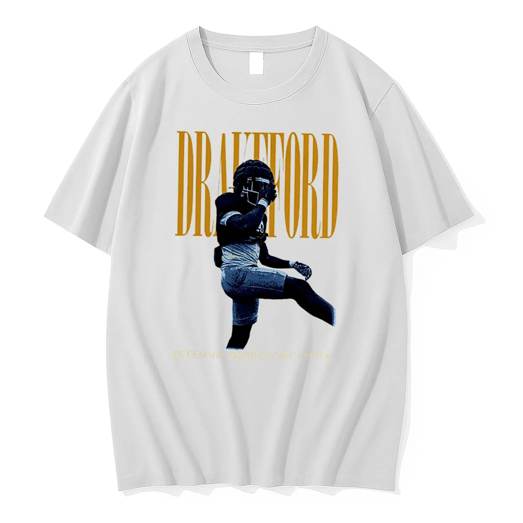 Officials Tylin Drakeford Defensive Back From Camden South Carolina Vintage Tee Premium T Shirt