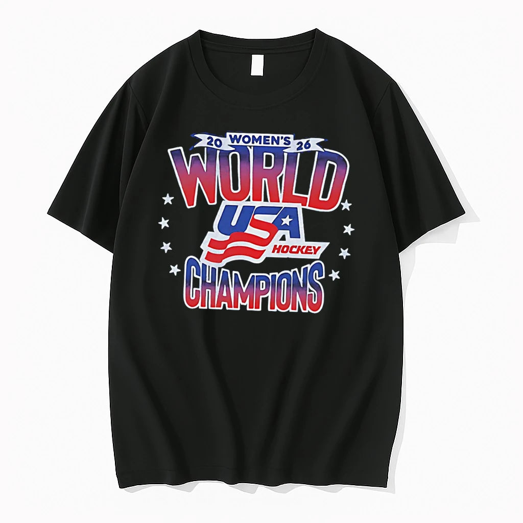 Officials Usa Hockey Womens World Champions 2026 Tee Premium T Shirt
