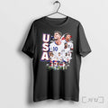 Officials Usmnt Pulisic Mckennie Balogun Adams Reyna Weah Graphic Tee