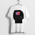 Officials United States And Norway Flags Combined American And Norwegian Heritage Premium T Shirt