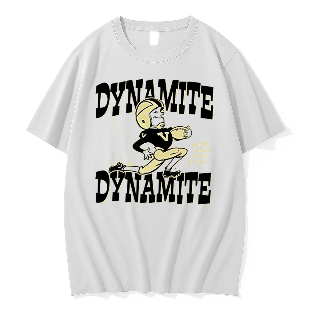 Officials Vanderbilt Football Dynamite When Vandy Stars To Fight Tee Premium T Shirt