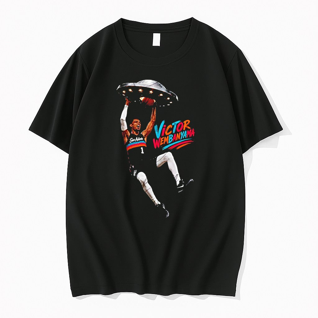 Officials Victor Wembanyama 1 San Antonio Spurs Ufo Basketball Nba 2026 Premium T Shirt