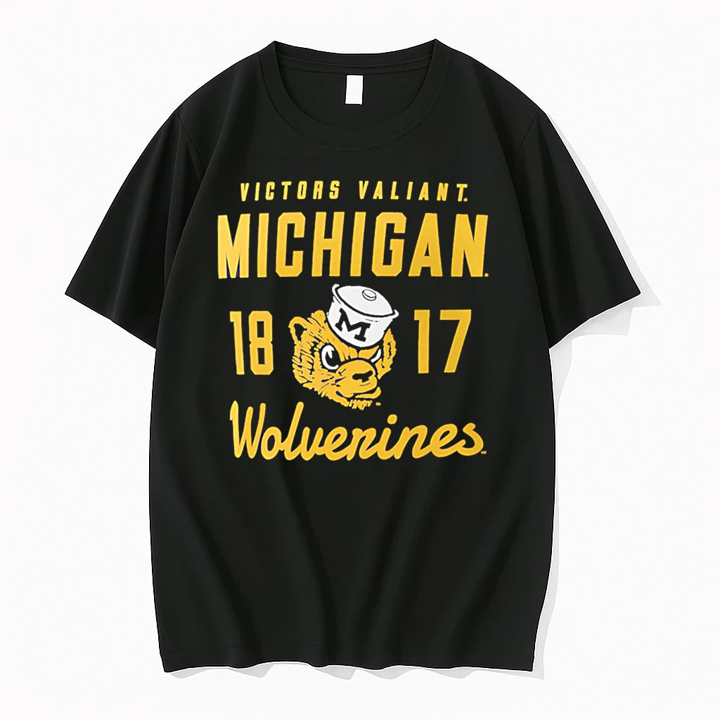 Officials Victors Valiant Michigan 18 17 Wolverines Michigan Wolverines Premium T Shirt