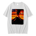 Officials Volcanic Eruption Sunset Landscape Volcano Tee Premium T Shirt